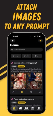 Promptler - AI Prompt Manager iPhone screenshot