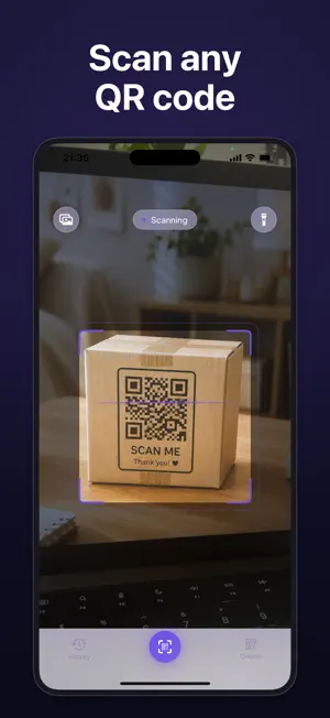 QRFlow - QR Code Scanner screenshot 1