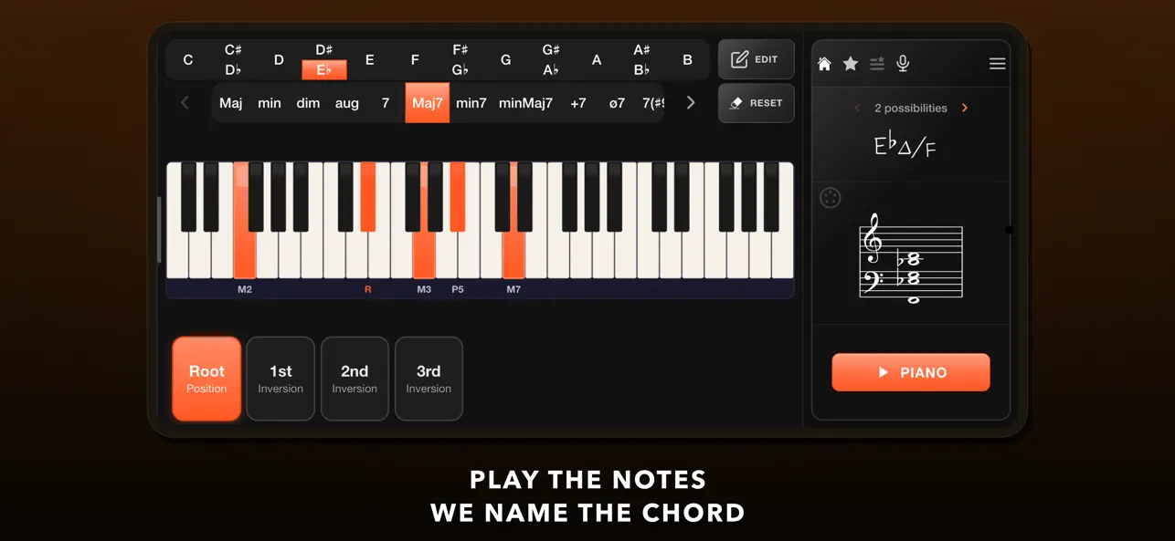 Screenshot #2 pour Chord Analyser (Chord Finder)