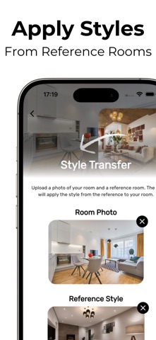 reHome AI: Interior Design iPhone screenshot