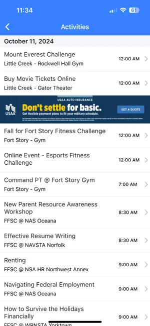 NavyMWR Mid-Atlantic screenshot 4