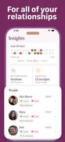 Patterns: Relationship Tracker screenshot