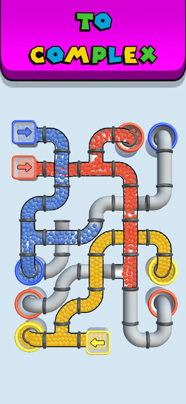 Screenshot #2 pour Pipes and Balls