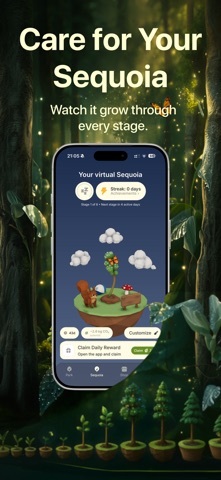 Sequoia — Grow Trees iPhone screenshot
