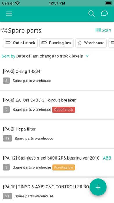 QRmaint CMMS Screenshot