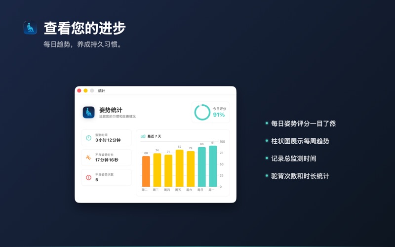 Dorso - 姿势监测器 screenshot