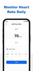 HealthCore: Blood Pressure Log screenshot