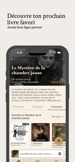 Capture d'écran de Littérature Audio sur iPhone 5