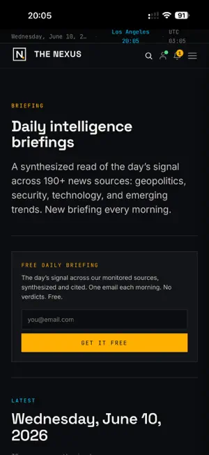 The Nexus: News Intelligence screenshot 2