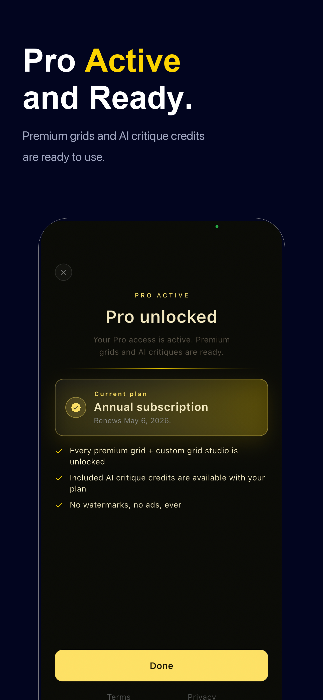 Griddr. - A Grid Camera App
