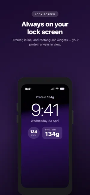 Protein Widget screenshot 3