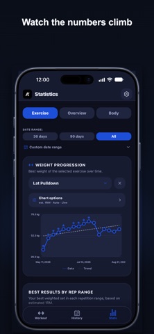 Azimut: Gym & Workout Logger screenshot 4