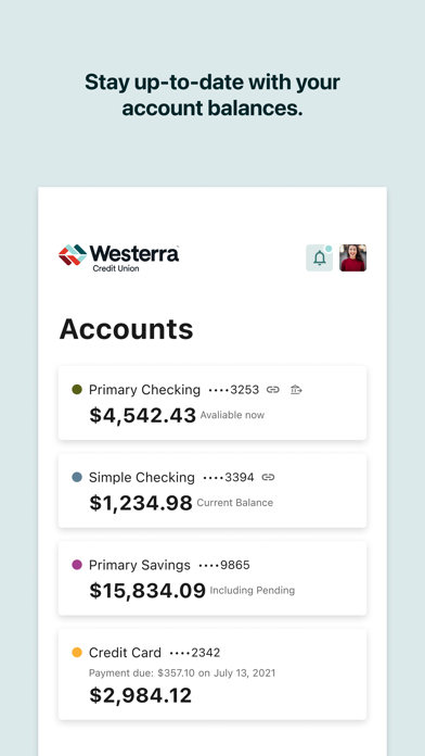 Screenshot #2 pour Westerra CU Business Banking
