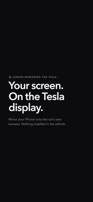Tesla Screen Mirror - Relay screenshot 1