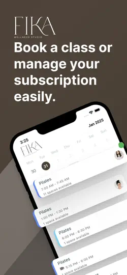 Captura de pantalla de Fika Wellness Studio en iPhone 1