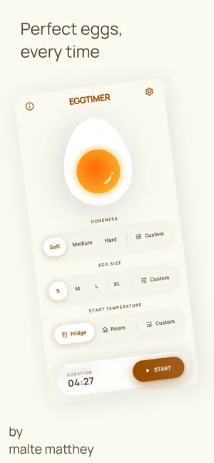 EggTimer - boil a perfect egg! screenshot 1