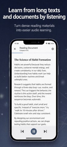 Sokqa - AI Audio Study & Quiz iPhone screenshot