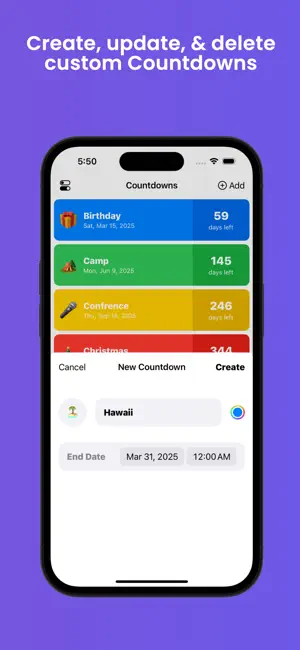 Countdown: Moments Tracker screenshot 3