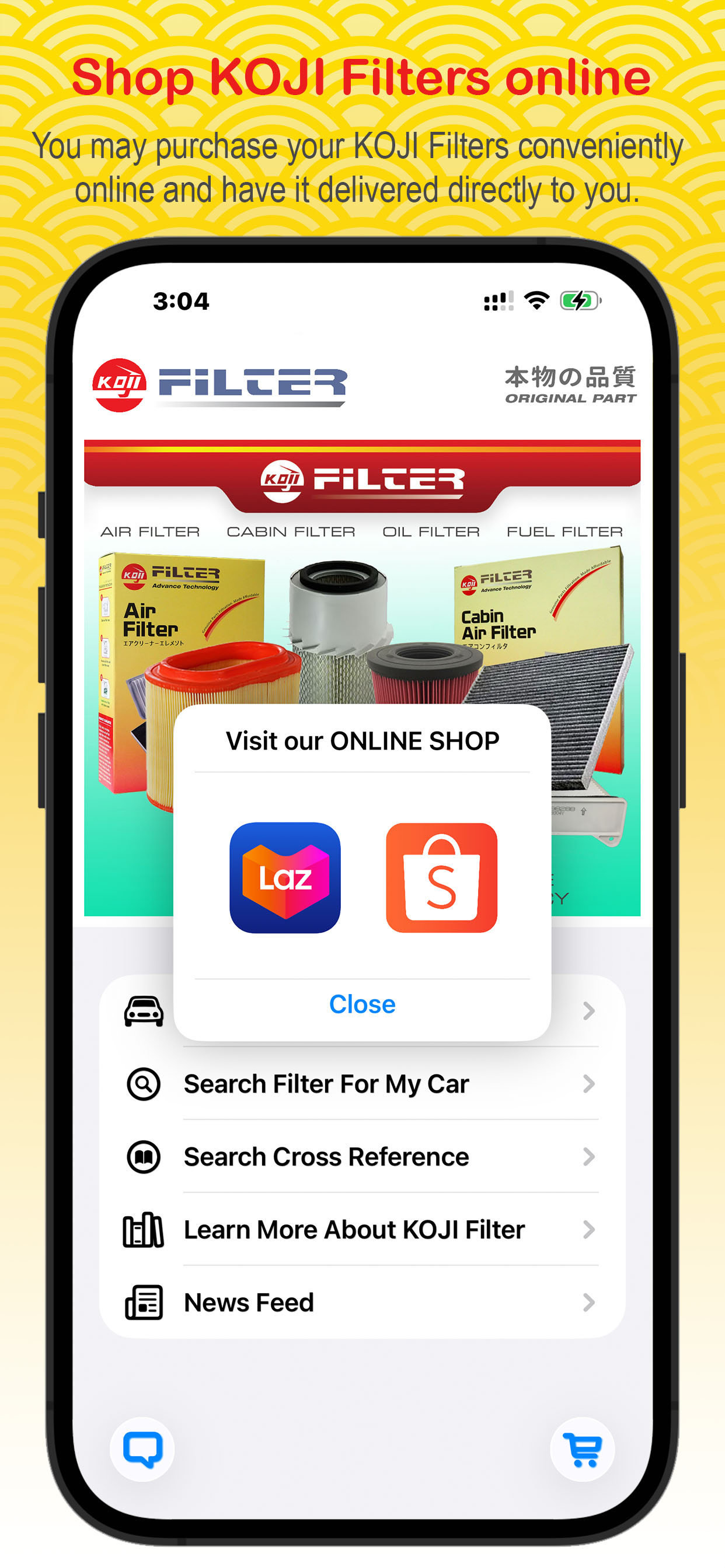 KOJI Filter App