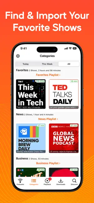 Podcast Player - Video & RSS iPhone screenshot 5