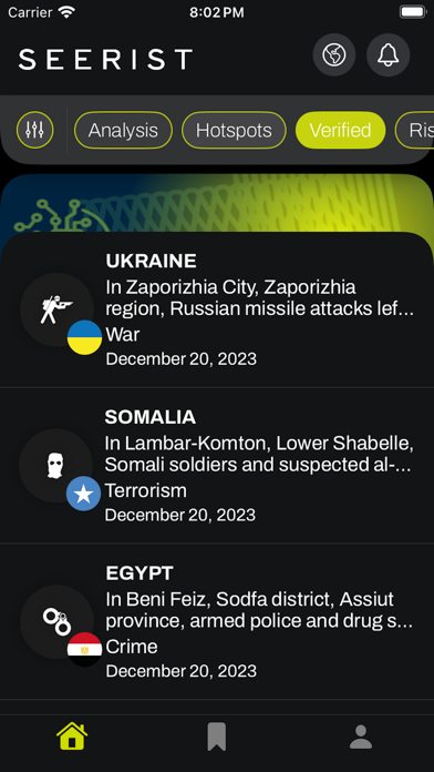 Seerist Screenshot