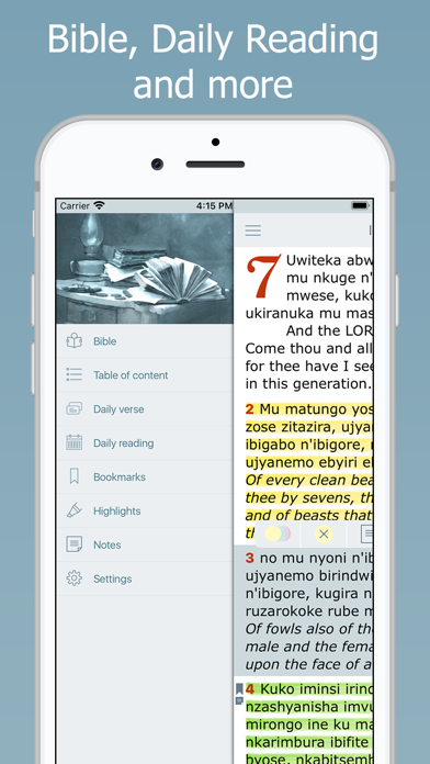 Screenshot #2 pour Kinyarwanda Bible. Biblia Yera