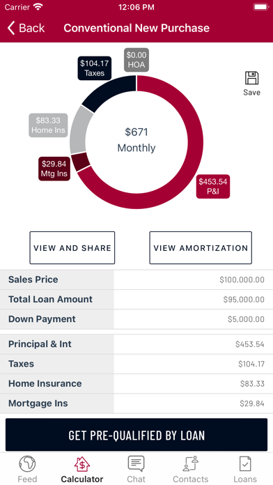 Park Square Home Mortgage Screenshot