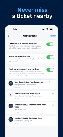 EnforcedSpeed iPhone screenshot