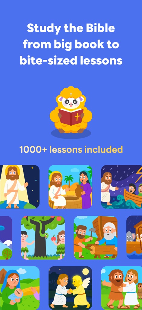 Bible Study - Manna - Explore a vast library of over 1000 illustrated lesson topics, transforming complex narratives into easily digestible, bite-sized Bible stories.