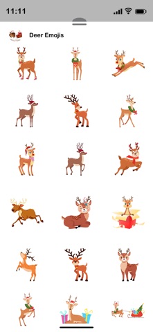 Deer Emojis & Stickers screenshot