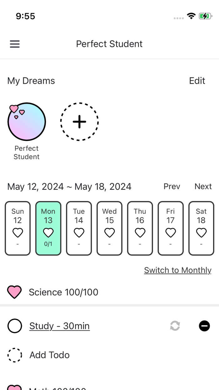 DreamStore To Do List