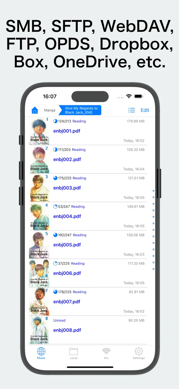 #3. ComicShare - Streaming Reader (iOS) Tekijänä: yoshitaka haneda
