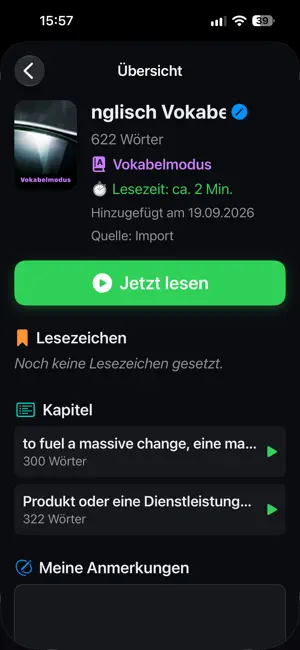 RaSiVoP: Schnelllesen & OCR screenshot 2