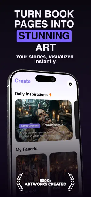 FanArt AI: Book to FanArt screenshot 1