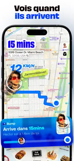 Capture d'écran de Bump - Va Voir Tes Amis IRL sur iPhone 5