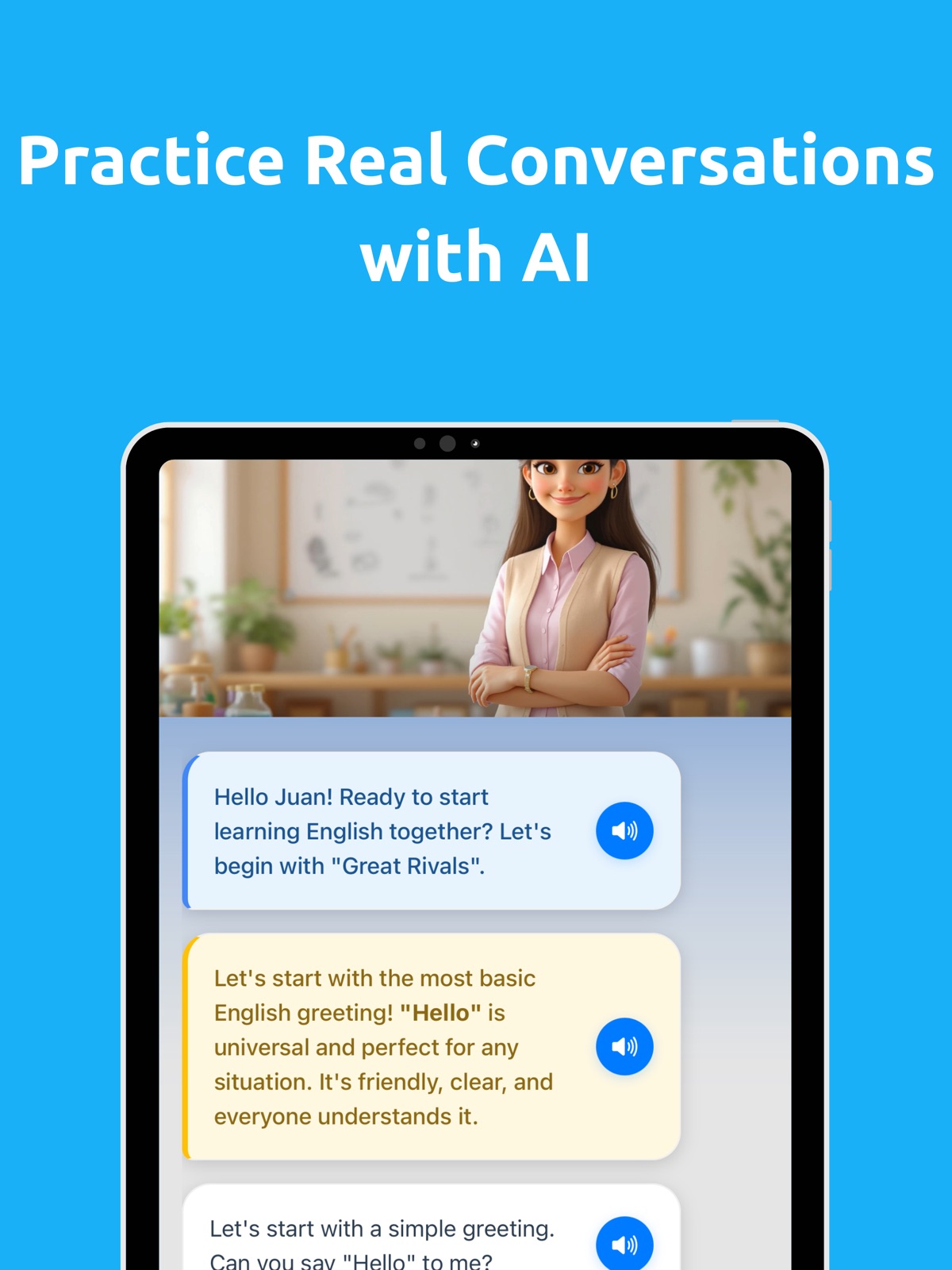 Linguru: Learn English USA ipad screenshot 2