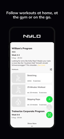 NYLO Fitness screenshot