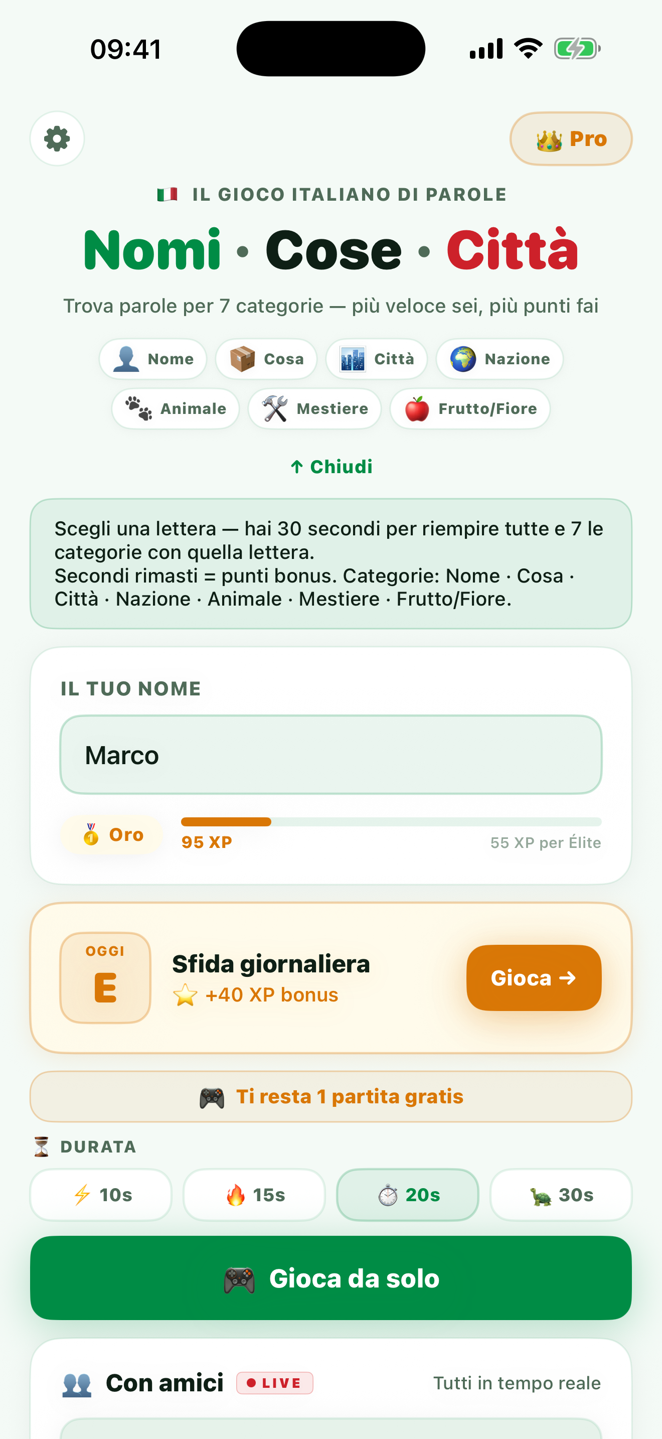 Nomi Cose Citta screenshot 9