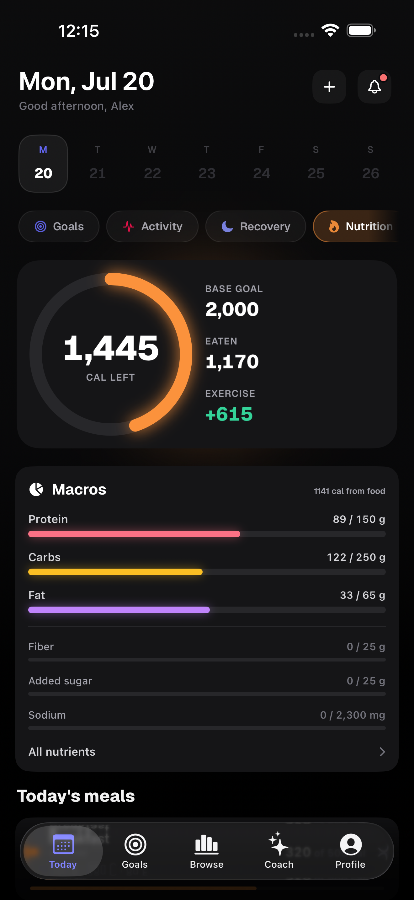 Atlas — Life Metrics Dashboard screenshot 3