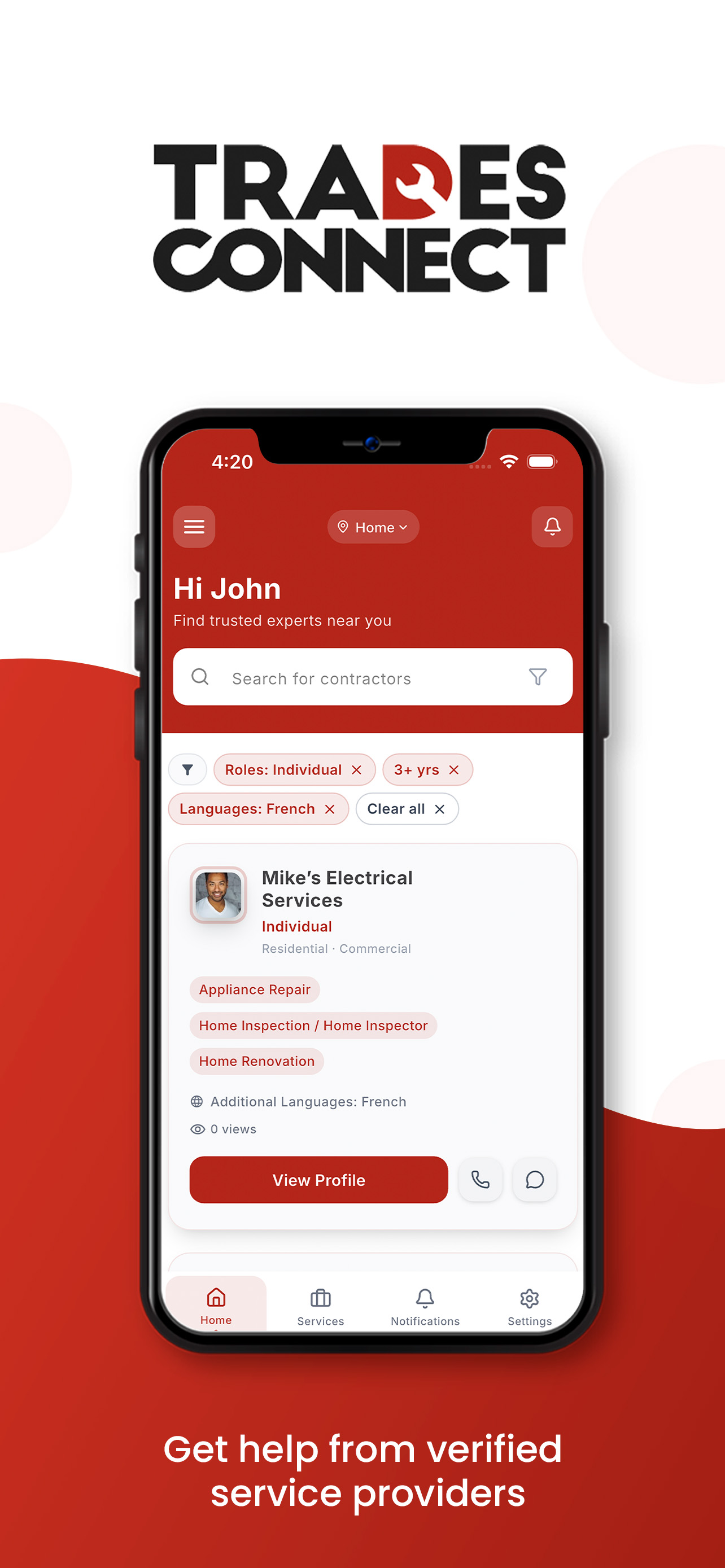 Trades Connect screenshot 4