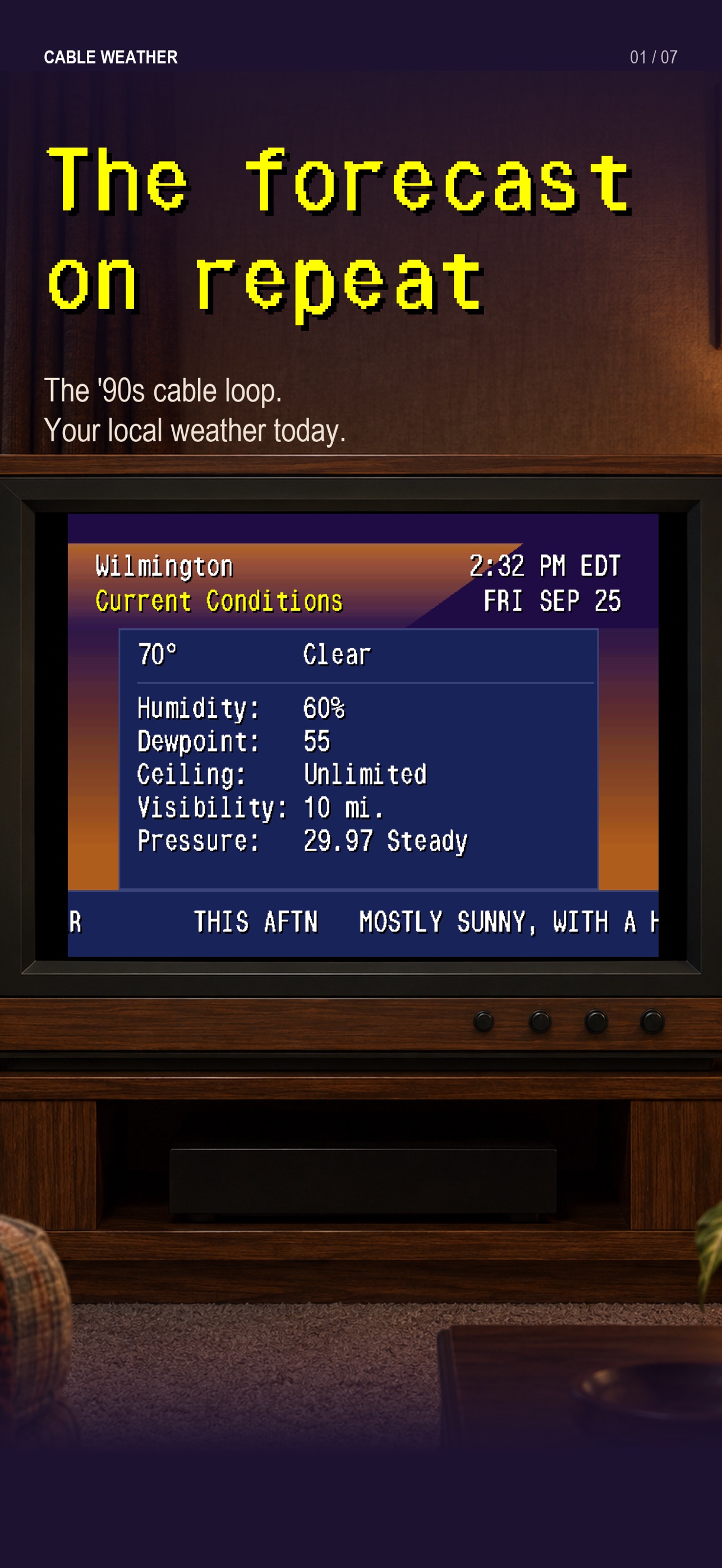 Screenshot 1 of Cable Weather