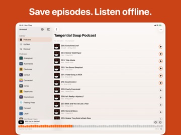 Podcast Player - Arvocast iPad screenshot