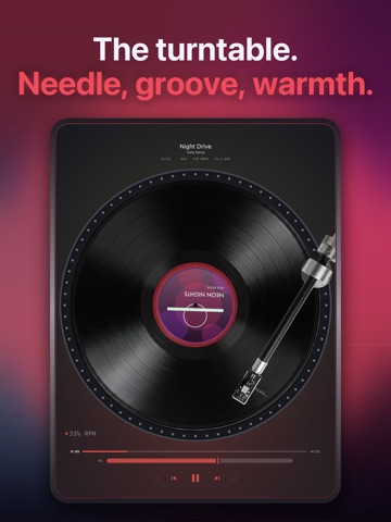 MP95 Hi-Res Retro Music Player iPad screenshot