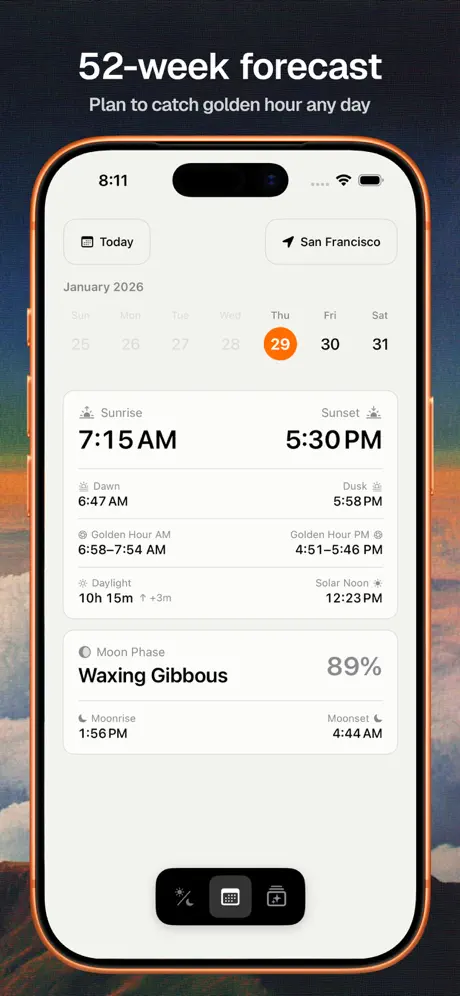 Solar Arc &ndash;&nbsp;Sun & Moon Tracker 日月轨迹追踪应用截图
