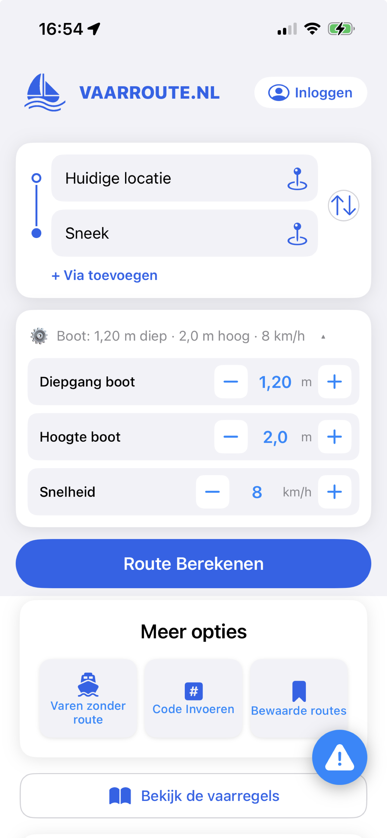 Vaarroute.nl screenshot 3