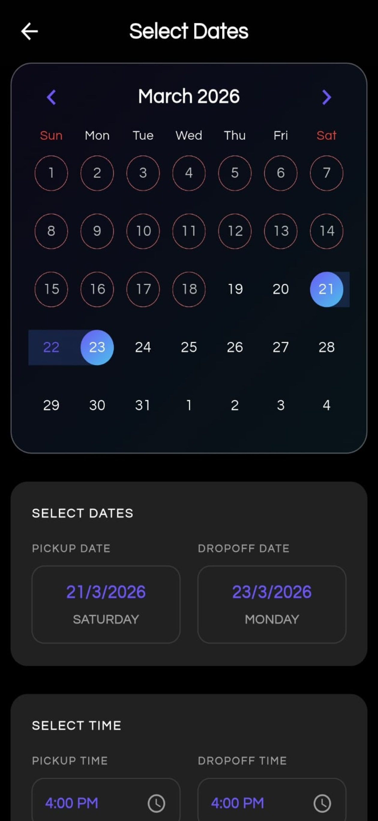 Kars Rental Service screenshot 6
