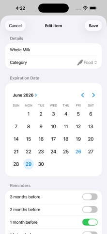 ExpireWise - Date Tracker Screenshot 3 of 4