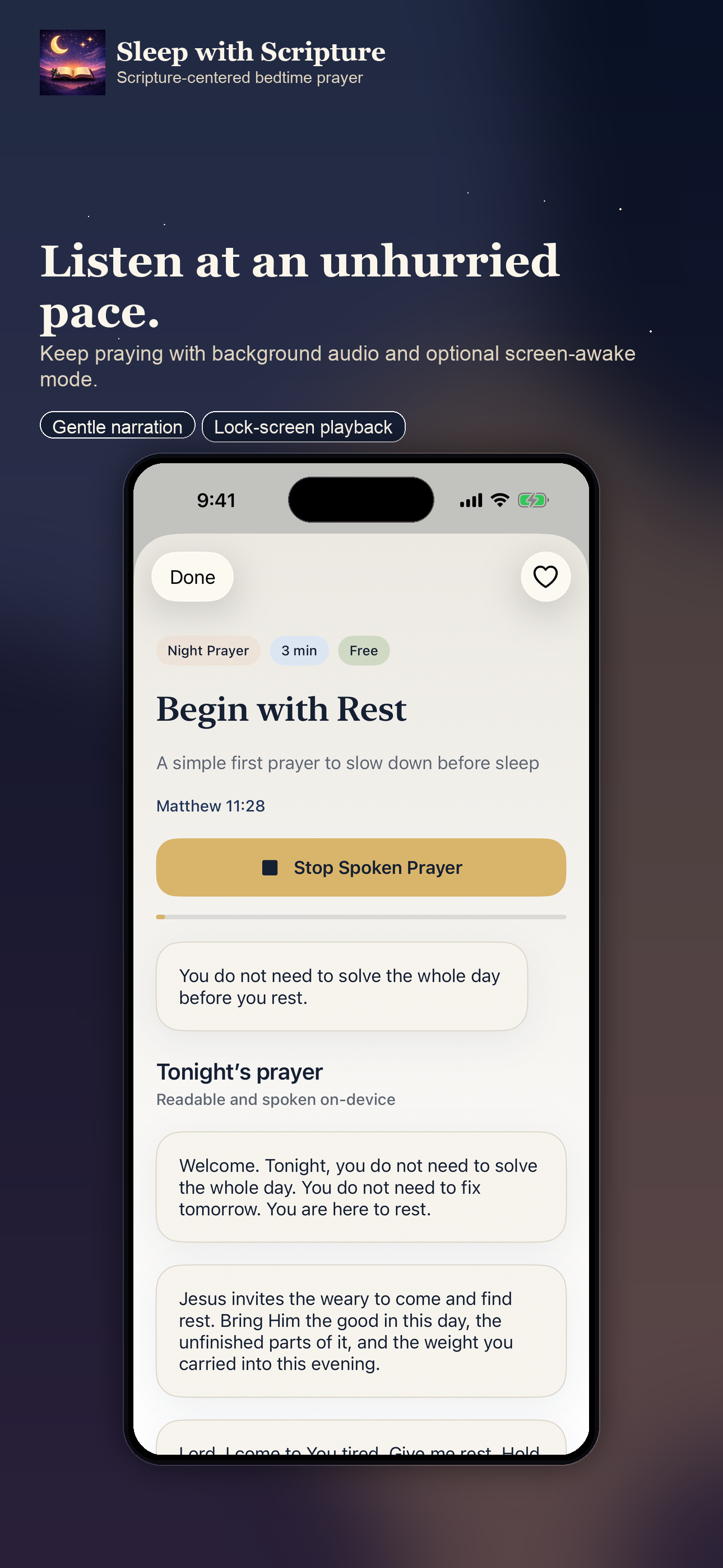 Sleep with Scripture