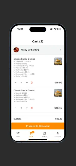 Krispy Bird BBQ screenshot 1