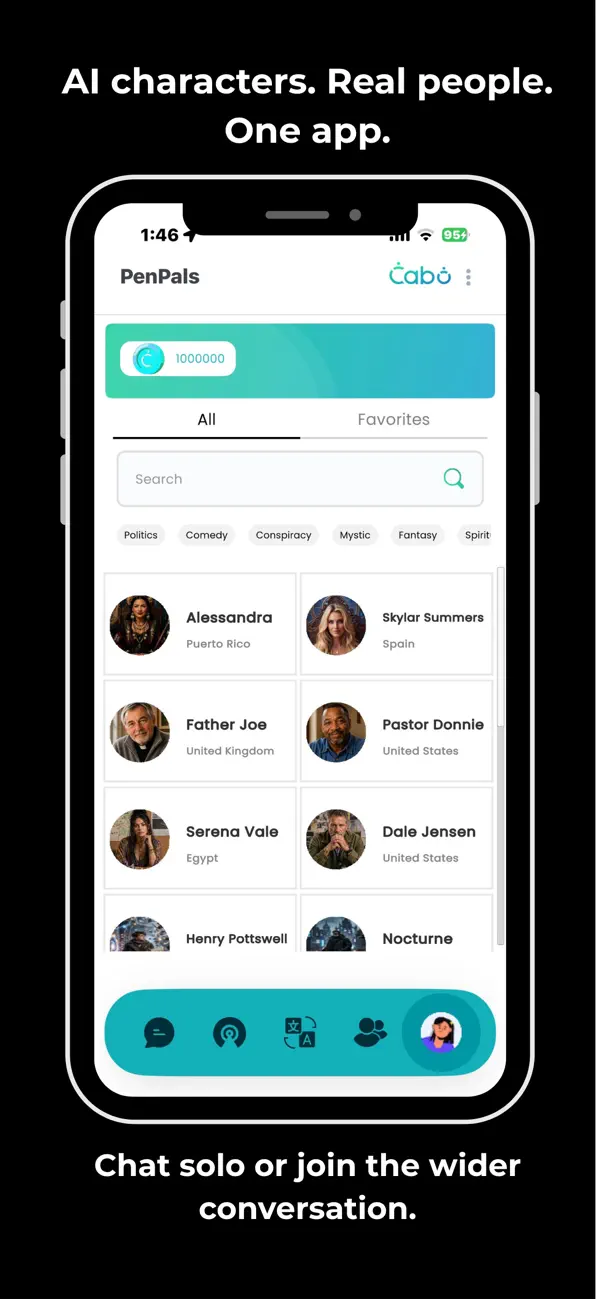 Screenshot #3 pour Cabo PenPals AI Chat